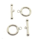 Base Metal Toggle 20mm ring  2 pack-findings-Beadthemup