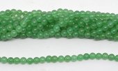 Green Adventurine polished Round 6mm str 63 beads-beads incl pearls-Beadthemup
