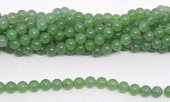 Green Adventurine polished Round 8mm str 47 beads-beads incl pearls-Beadthemup