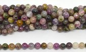 Tourmaline Polished Round 8mm beads per strand 47 Beads-beads incl pearls-Beadthemup
