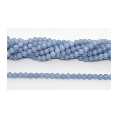 Angelite Polished Round 6mm beads per strand 63 Beads