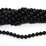 Black Obsidian Polished Round 10mm strand 37 beads