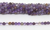 Super 7 (Auralite) Polished Round 6mm strand 63 beads-beads incl pearls-Beadthemup