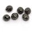 Base Metal Black 10mm Round 6 Pack