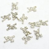 Base Metal Cupid Charm 24mm 12 Pack-findings-Beadthemup