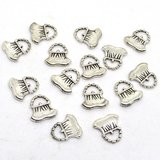 Base Metal Handbag Charm 15mm 15 Pack-findings-Beadthemup