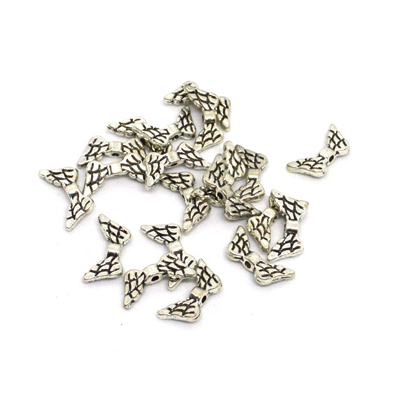 Base Metal Angel Wings 12mm 20 Pack