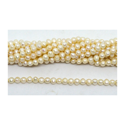 Fresh Water Pearl potato 6.5x5.5mm strand 72  beads