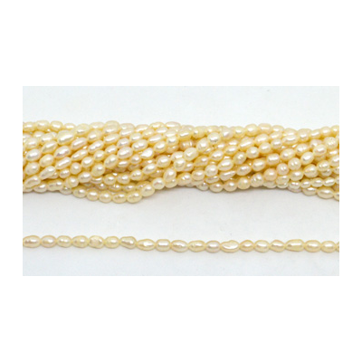 Fresh Water Pearl Rice 5.5x4mm strand 74 beads