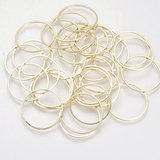 Brass links Round 35x1mm Gold 10 pack-findings-Beadthemup