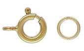 14k Gold filled 8mm bolt+6mm ring 2 set-findings-Beadthemup