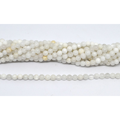 Moonstone polished round 4mm 98 beads per strand