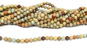 Opal African blue polished round 6mm 63 beads per strand-beads incl pearls-Beadthemup