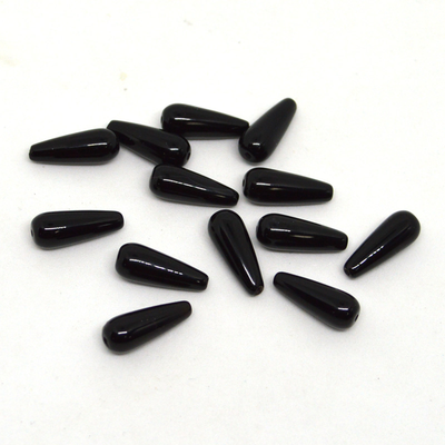 Onyx Polished Teardrop 15.5x6mm EACH Bead