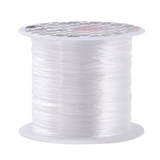 Elastic "Dental Floss" 1mm 60m White-stringing-Beadthemup