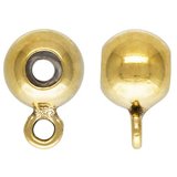 14k Gold filled 4mm Smart bead W/RING 2.0mm hole 1 pack-findings-Beadthemup