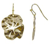 Leaf Star Gold Earrings-jewellery-Beadthemup