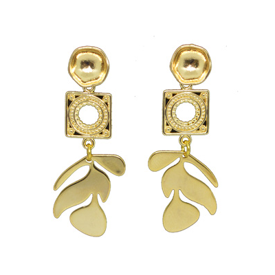 Delph Gold drop Earring