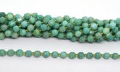 Amazonite fac.Energy bar cut 8mm str 38 beads-beads incl pearls-Beadthemup