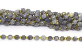 Labradorite fac.Energy bar cut 8mm str 38 beads-beads incl pearls-Beadthemup