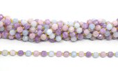 Morganite, Amethyst Aqua fac.Energy bar cut 8fac.Energy bar cut 8mm str 38 beads-beads incl pearls-Beadthemup