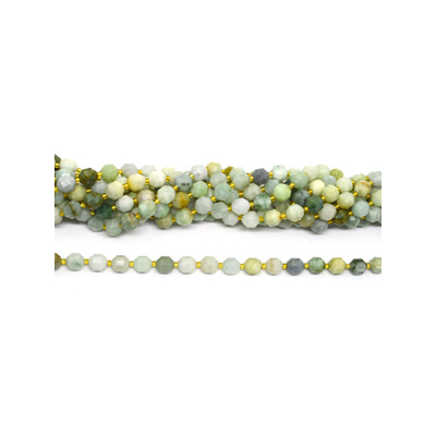 Emerald fac.Energy bar cut 10mm str 33 beads