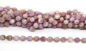 Kunzite fac.Energy bar cut 8mm str 38 beads-beads incl pearls-Beadthemup