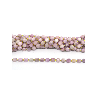 Kunzite fac.Energy bar cut 10mm str 33 beads