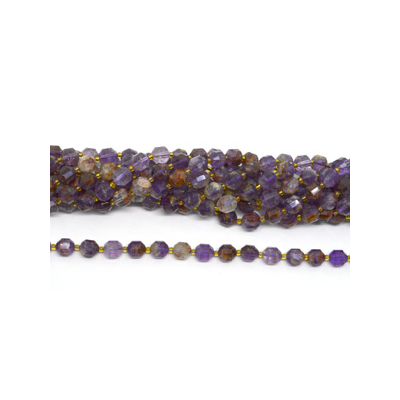 Super 7 (Auralite) fac.Energy bar cut 10mm str 33 beads