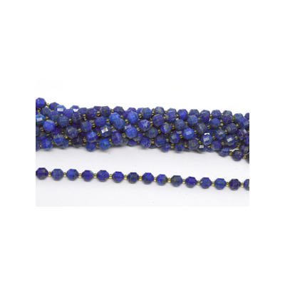 Lapis fac.Energy bar cut 8mm str 38 beads