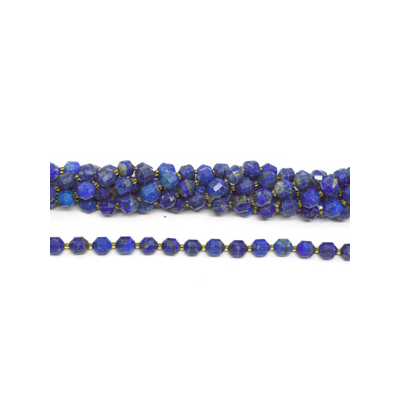 Lapis fac.Energy bar cut 10mm str 33 beads
