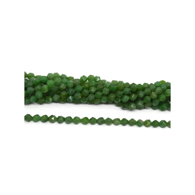 Green Aventurine fac.diamond cut 8mm str 44 beads