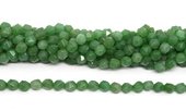 Green Aventurine fac.diamond cut 10mm str 38 beads-beads incl pearls-Beadthemup