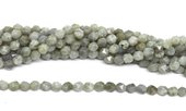 Labradorite  fac.diamond cut 8mm str 44 beads-beads incl pearls-Beadthemup