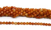 Red Aventurine fac.diamond cut 10mm str 38 beads-beads incl pearls-Beadthemup