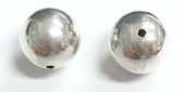 Sterling Silver Bead Round 14mm 1 pack-findings-Beadthemup