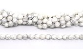 Howlite fac.diamond cut 10mm str 38 beads-beads incl pearls-Beadthemup