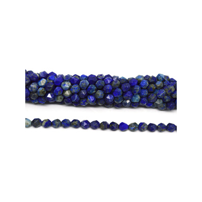 Lapis fac.diamond cut 8mm str 44 beads