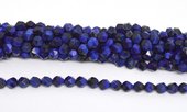 Tiger Eye Blue dyed fac.diamond cut 10mm str 38 beads-beads incl pearls-Beadthemup