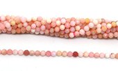 Pink Opal 4mm Faceted round strand 89 beads-beads incl pearls-Beadthemup