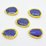 Lapis Lazuli app.30x24mm Bezel edge stone EACH 