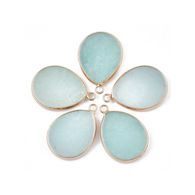 Dyed Jade Pendants 30.5x21mm EACH