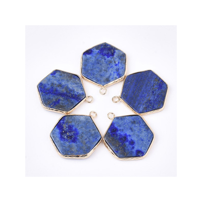 Lapis Lazuli Pendant 30x24mm EACH