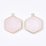 Rose Quartz Pendant 30x24mm EACH