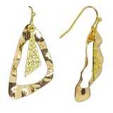 Double Triangle drop Earrings-jewellery-Beadthemup