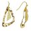 Double Triangle drop Earrings