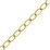 14k Gold filled Chain 3.5x2.6mm per 50cm SAME AS EXTENSION chain