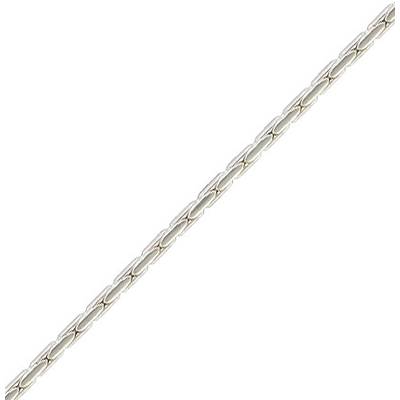 Sterling Silver beading chain 0.71mm per 50cm