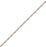 Sterling Silver beading chain 0.71mm per 50cm