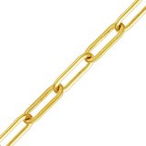 14k Gold Filled Chain paperclip 2.5x6.5mm per 50cm-findings-Beadthemup